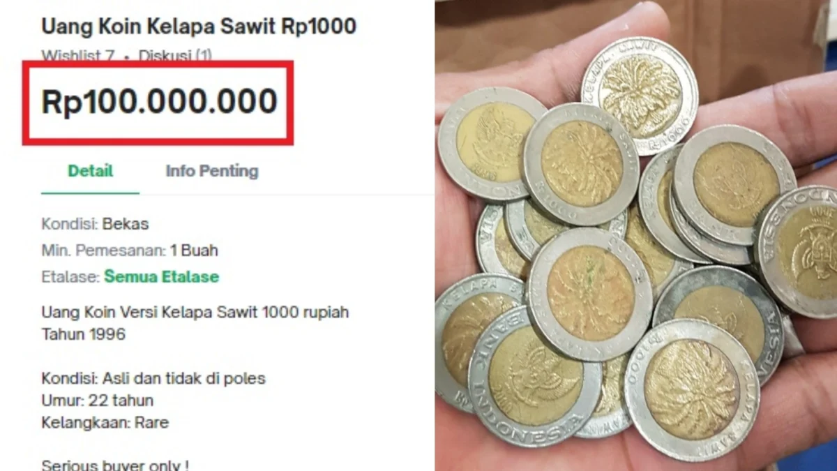 Fakta Koin Kuno Rp1000 Kelapa Sawit yang Dijual Ratusan Juta, Bikin Kaya Raya!