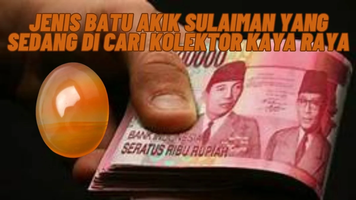 Wow Inilah, Jenis Batu Akik Sulaiman Yang Sedang Di Cari Kolektor Kaya Raya