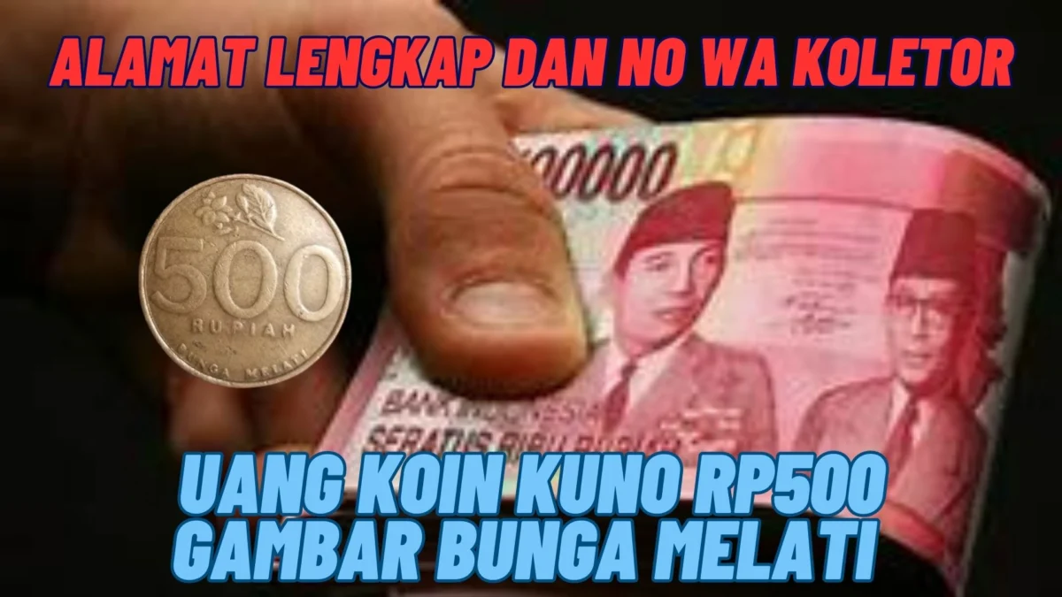 Alamat Lengkap Dan No WA Koletor yang Sedang Mencari Uang Koin Kuno Rp500 Gambar Bunga Melati