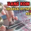 PASTI CUAN! Uang Koin Kuno Rp500 Gambar Bunga Melati Dihargai Rp750.000 Per Kepingnya