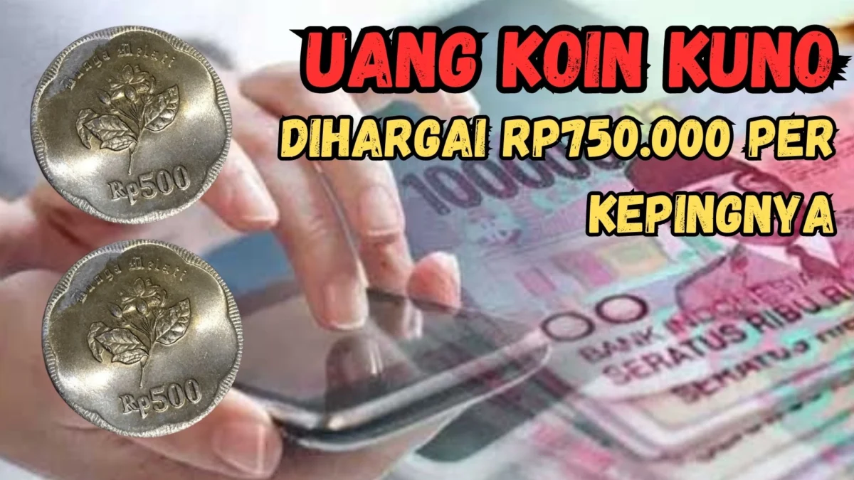 PASTI CUAN! Uang Koin Kuno Rp500 Gambar Bunga Melati Dihargai Rp750.000 Per Kepingnya