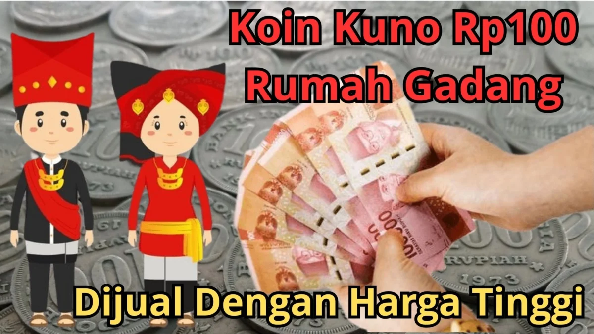 Uang Koin Kuno Rp100 Gambar Rumah Gadang Dijual Dengan Harga Tinggi