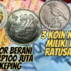 3 Koin Kuno Ini Miliki Harga Ratusan Juta, Kolektor Berani Bayar Rp100 Juta Per Keping, Punya?