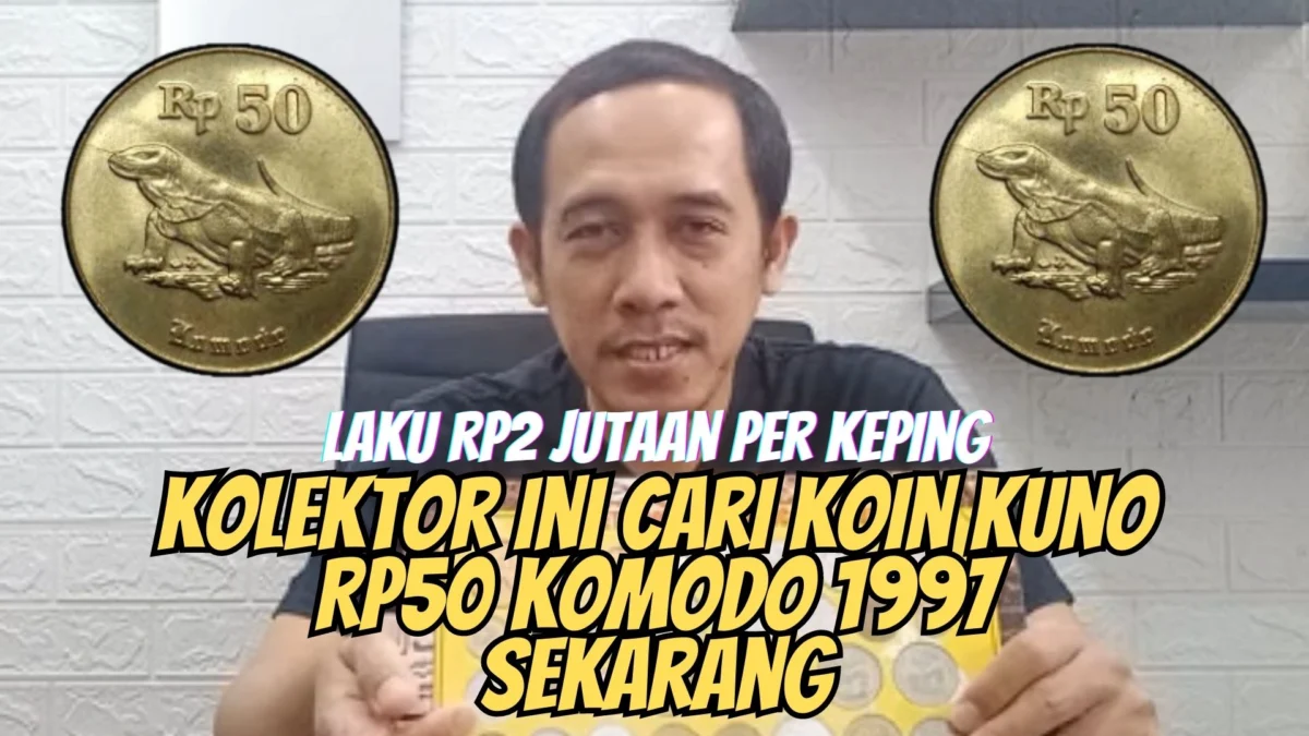 Laku Rp2 Jutaan Per Keping, Kolektor Ini Cari Koin Kuno Rp50 Komodo 1997 Sekarang