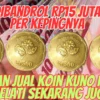 Dibandrol Rp15 Juta Per Kepingnya, Buruan Jual Koin Kuno Rp500 Melati Sekarang Juga