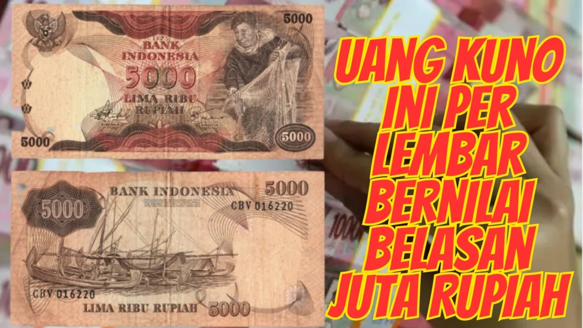 Berumur 48 Tahun, Uang Kuno Ini Per Lembar Bernilai Belasan Juta Rupiah, Paling Dicari Kolektor