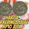 Harga Perkeping Dijual Rp10 Juta, Koin Kuno Langka Rp100 Rumah Gadang Ini Masih Diburu Kolektor