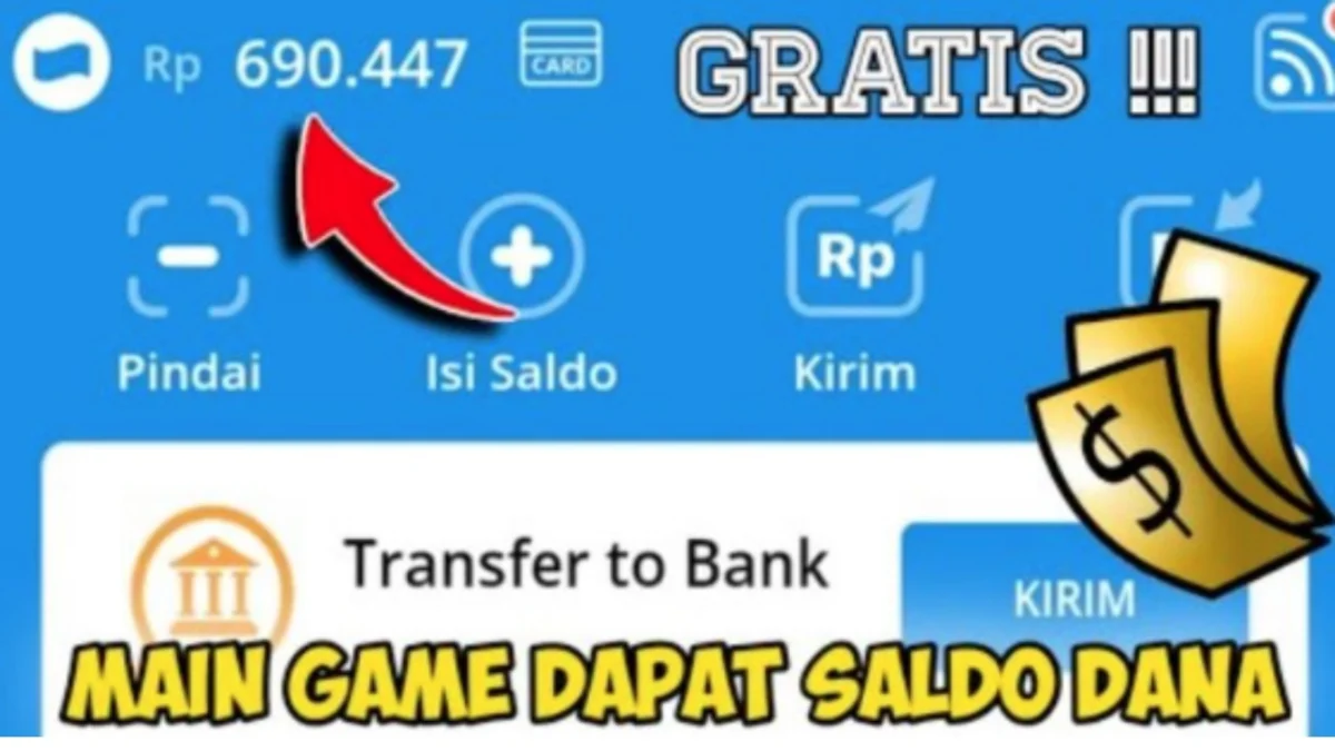 5 Permainan di Playstore Penghasil Saldo Dana Gratis, Mudah dan Cepat!