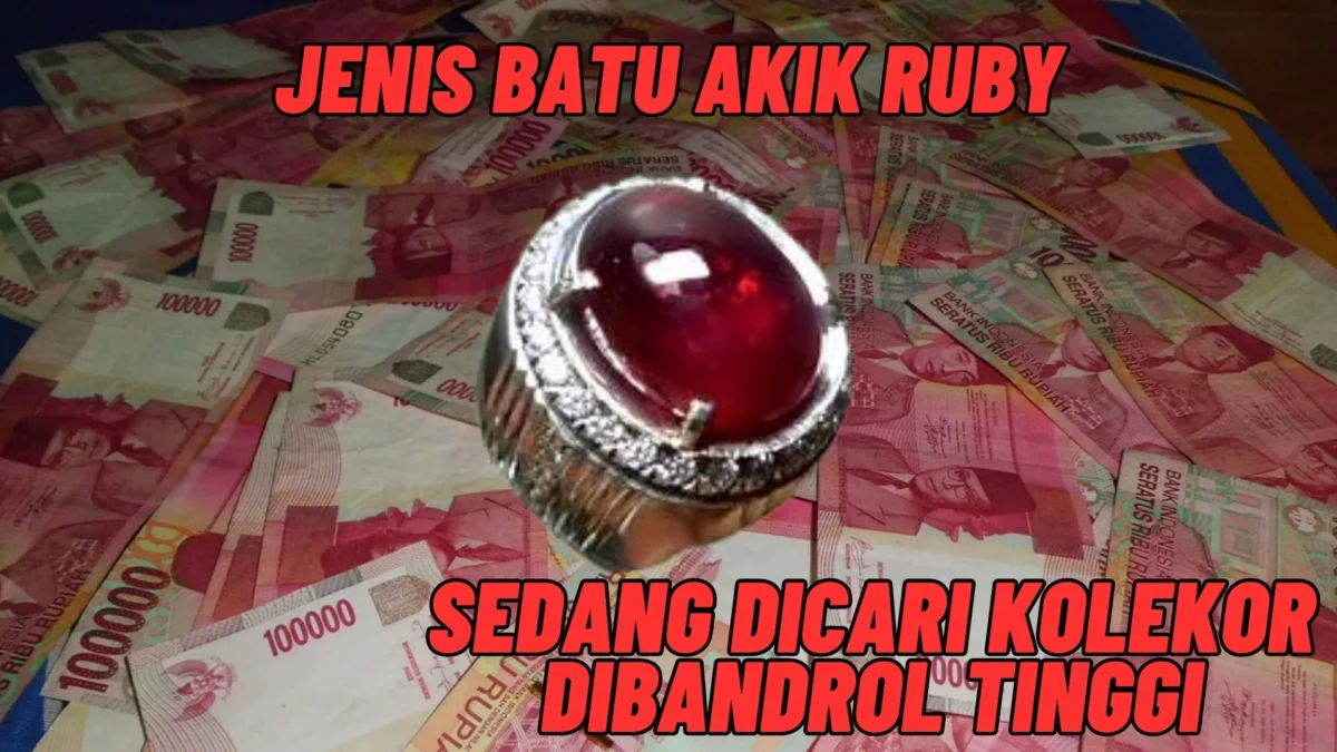 Dicari Kolektor! Jenis Batu Akik Ruby Yang Sedang Dicari Kolekor Dibandrol Tinggi