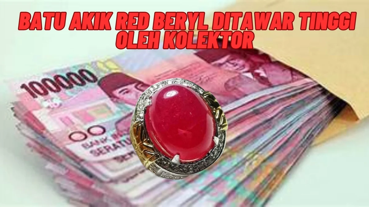 Dicari Kolektor! Batu Akik Red Beryl Ditawar Tinggi Oleh Kolektor Karena Langka