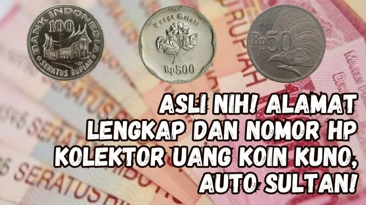 ASLI NIH! Alamat Lengkap dan Nomor HP Kolektor Uang Koin Kuno, Auto Sultan!