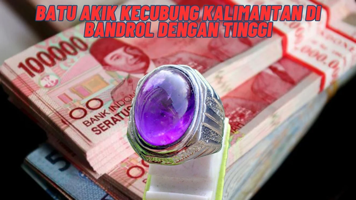 Dicari Kolektor Kaya Raya! Batu Akik Kecubung Kalimantan Di Bandrol Dengan Tinggi