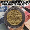 Uang Koin Rp1.000 Kelapa Sawit Dijual Sampai Ratusan Juta? Ini Faktanya