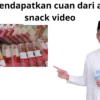 Beginilah, Cara Mendapatkan Cuan Dari Aplikasi Snack Video Dengan Mudah Dan Cepat