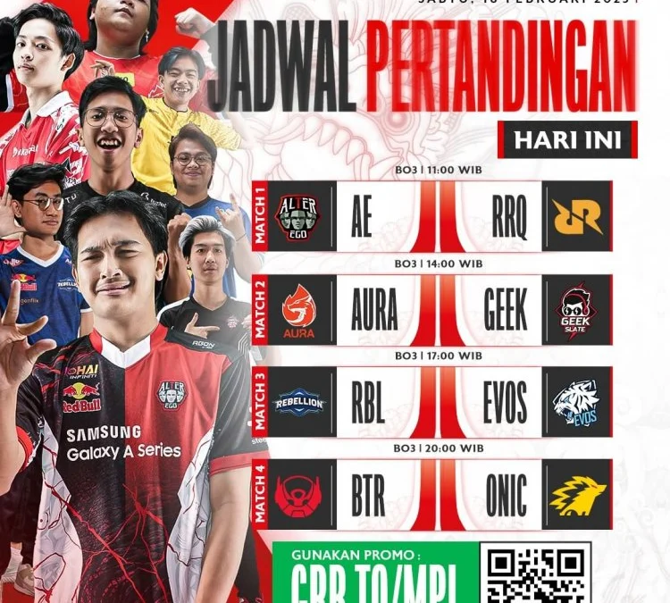 Jadwal MPL ID S12 Tanggal 18 Agustus 2023 Week 5: Alter Ego Vs Onic Esports