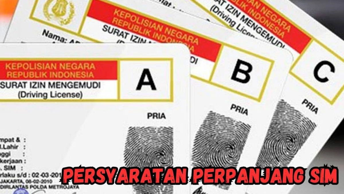 Bingung Karena Telat Perpanjang SIM? Inilah Persyaratan yang Harus Anda Bawa!