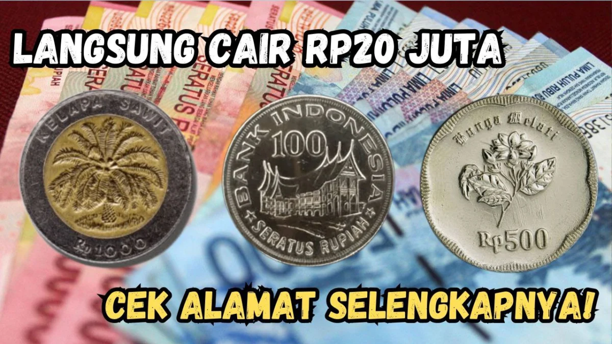 Cair Rp20 Juta Per Keping, Jual Koin Kuno Ke Alamat dan Nomor Hp Ini Sekarang!