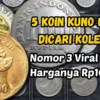 5 Uang Koin Kuno Rupiah Paling Dicari Kolektor, Nomor 3 Viral Karena Harganya Rp100 Juta