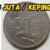 Menakjubkan! Koin Kuno Rp50 Gambar Burung Cendrawasih Tahun 1973 Ini Dihargai Rp50 Juta Per Keping, Punya?