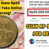 Cuan Rp50 Juta Per Keping, Jual Koin Kuno Rp50 Gambar Komodo di Toko Online Sekarang!