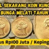 Hoki Seumur Hidup, Jual Sekarang Koin Kuno Rp500 Motif Bunga Melati Tahun 1991, Harganya Tembus Rp100 Juta per Keping