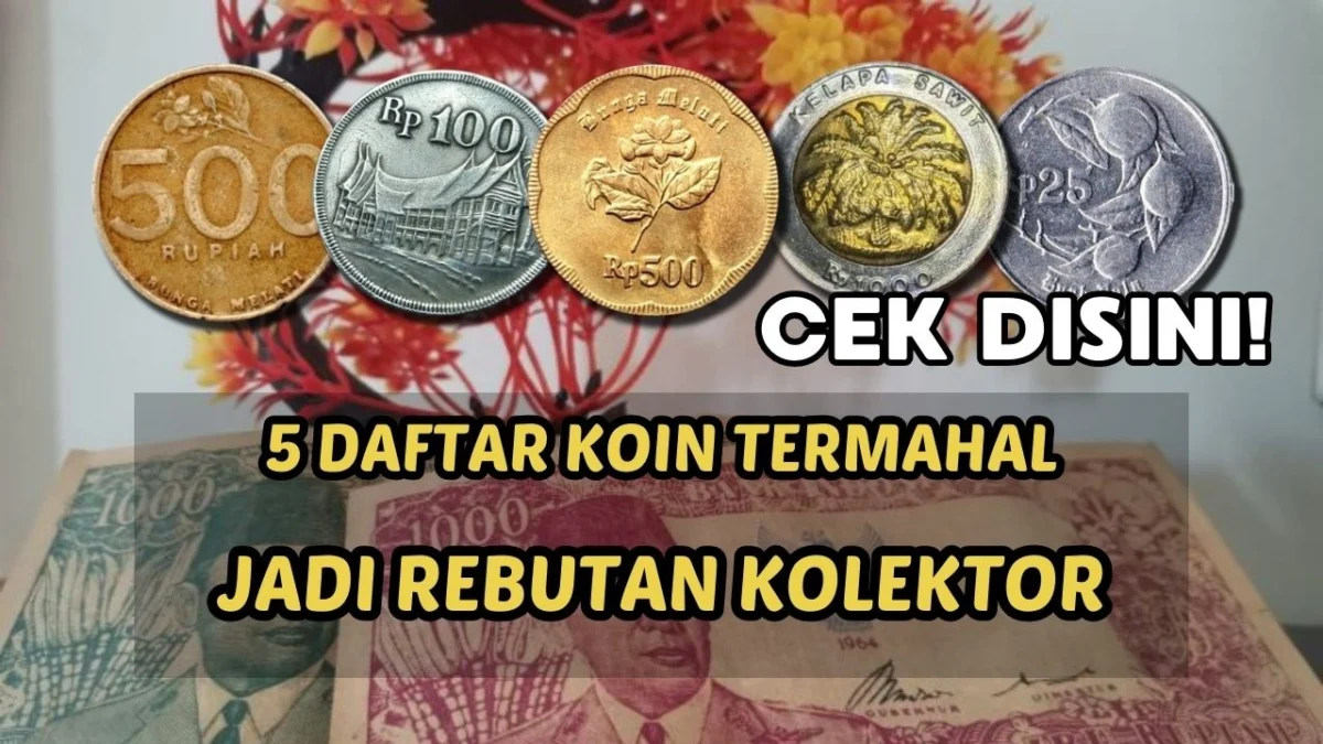 5 Daftar Koin Kuno Rupiah Termahal di Indonesia, Jadi Rebutan Kolektor Kaya Raya