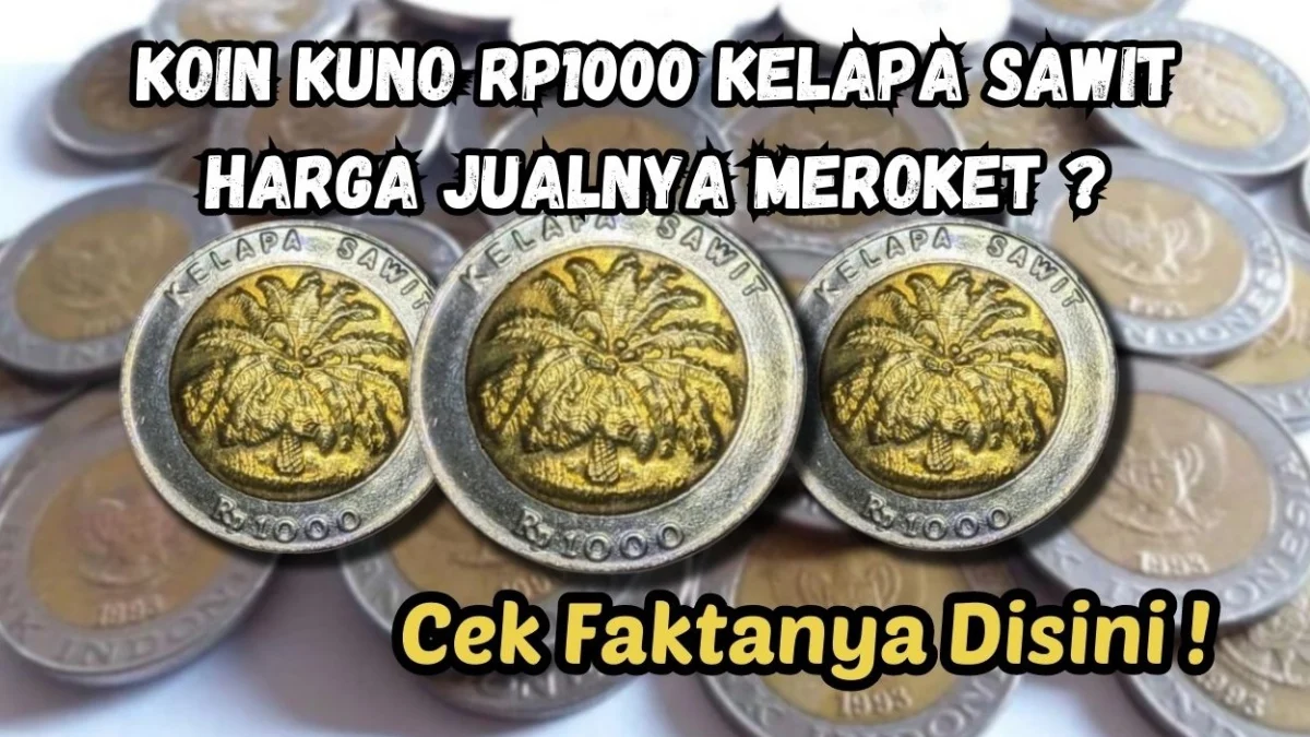 Koin Kuno Rp1000 Kelapa Sawit Harga Jualnya Meroket Hingga Jutaan di Kalangan Kolektor? Cek Faktanya Disini