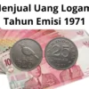 Inilah, Cara Menjual Uang Logam Rp 25 Tahun Emisi 1971 melalui Platform Penjualan yang Tepat