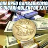 Segera Jual! Jenis Koin Rp50 Gambar Komodo Yang Sedang Dicari Kolektor Kaya Raya