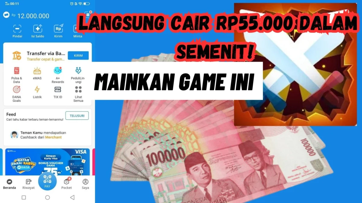 Langsung Cair Rp55.000 Dalam Semenit! Mainkan Game Ini Segera