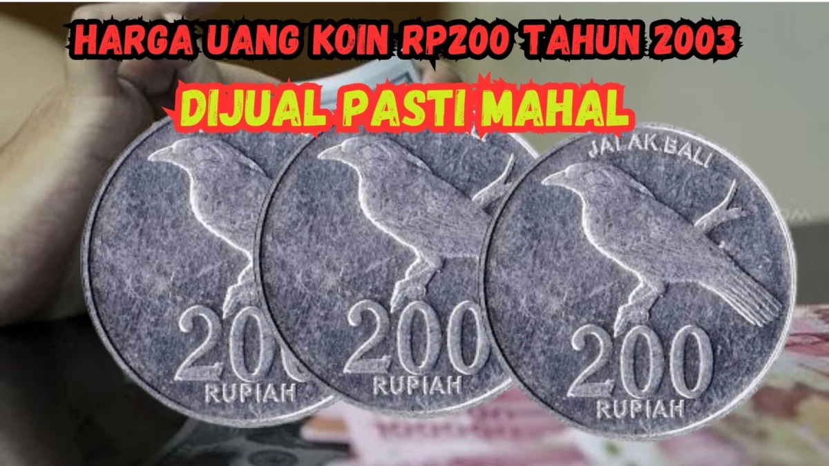 Harga Uang Koin Rp200 Tahun 2003 Ini Dijual Pasti Mahal, Begini Penjelasannya!