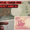 Uang kertas Tahun 1992, 6 Deretan dan Keunikannya