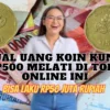 Bisa Laku Rp50 Juta Rupiah, Jual Uang Koin Kuno Rp500 Melati di Toko Online Ini