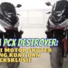 Honda PCX Destroyer: Sebuah Motor Skuter yang Kuat dan Eksklusif