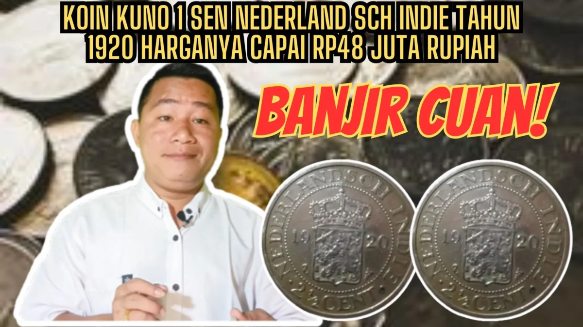 Banjir Cuan! Koin Kuno 1 Sen Nederland Sch Indie Tahun 1920 Harganya Capai Rp48 Juta Rupiah