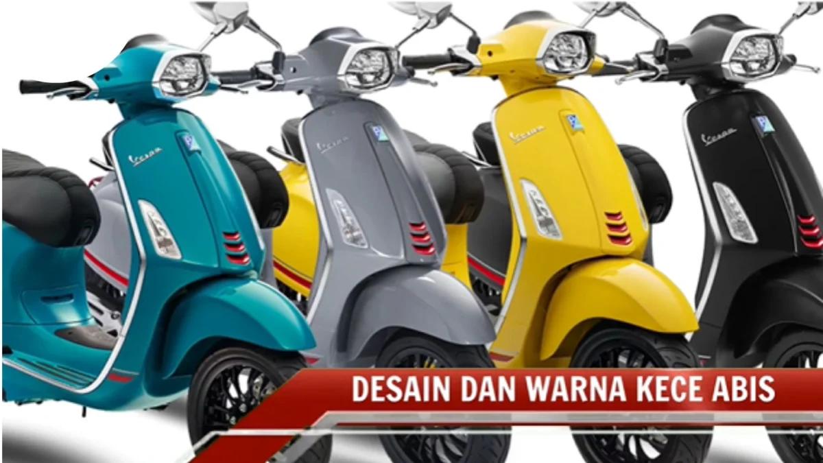 Ini Pilihan Warna Vespa Sprint 150 Mewah & Elegan, Ekspresikan Gaya Pribadi Anda