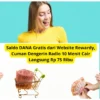 Saldo DANA Gratis dari Website Rewardy, Cuman Dengerin Radio 10 Menit Cair Langsung Rp 75 Ribu