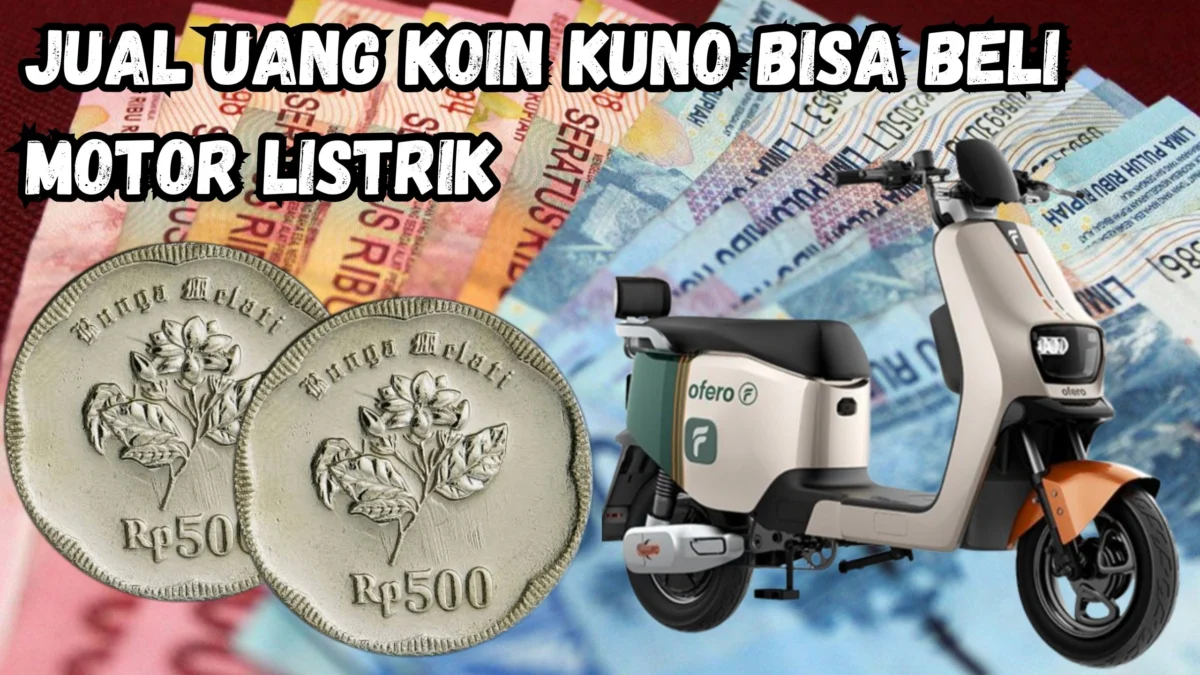 Jual Uang Koin Kuno Rp500 Gambar Bunga Melati Bisa Beli Motor Listrik, Cek Selengkapnya!