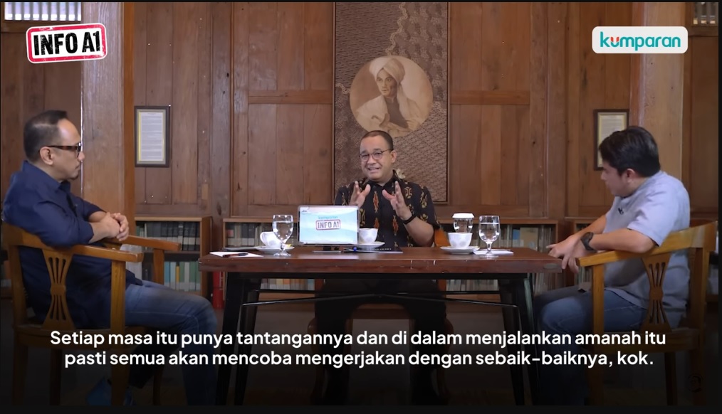 Anies Ditanya Apakah Harus Selalu Berbeda dengan Kepemimpinan Sebelumnya?