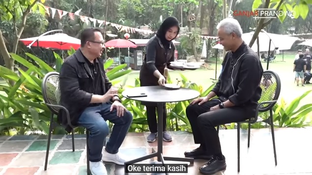 Ganjar Pranowo dan Prof. Rhenald Kasali diskusi tentang masa depan dan dunia maya