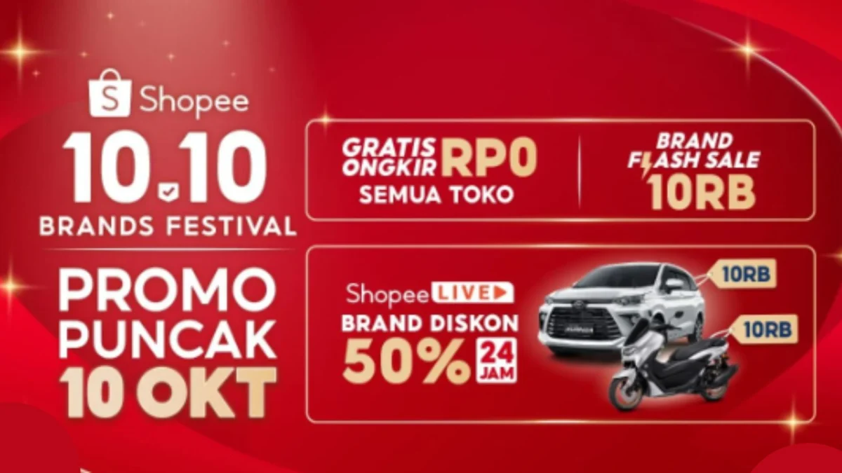 Ini Daftar 5 Kode Voucher Shopee 9 Oktober 2023, Segera Klaim Cashback dan Diskon Gratis