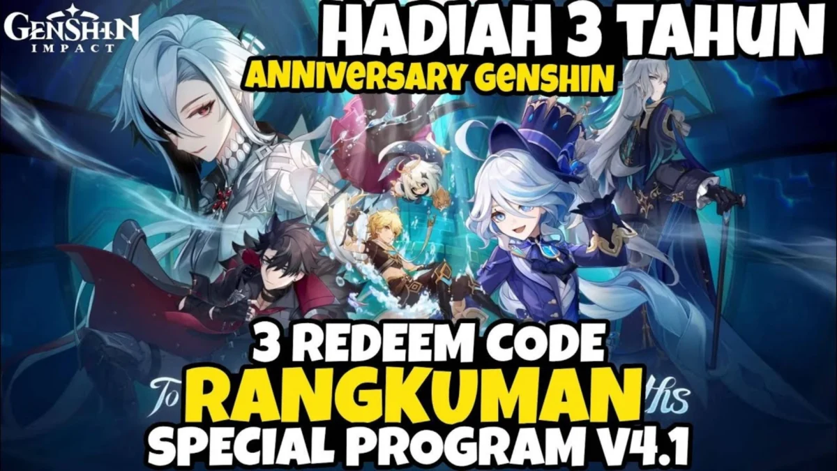 Baru Nih! Kode Redeem Genshin Impact 4.1 Spesial Gratis, Klaim Sekarang Juga