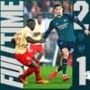 Hasil Pertandingan Antara Arsenal Vs Lens Pada Liga Champions 2023/2024