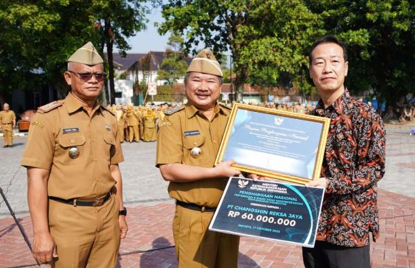 Rudy Gunawan Apresiasi PT.Changshin Reksa Jaya Atas Penghargaan dari Kemenaker RI