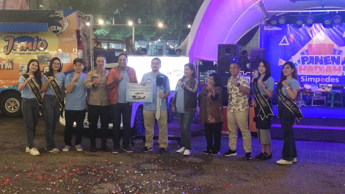 Hore! Nasabah BRI Garut Unit Cibatu Dapat Mobil Panen Hadiah Simpedes 2023