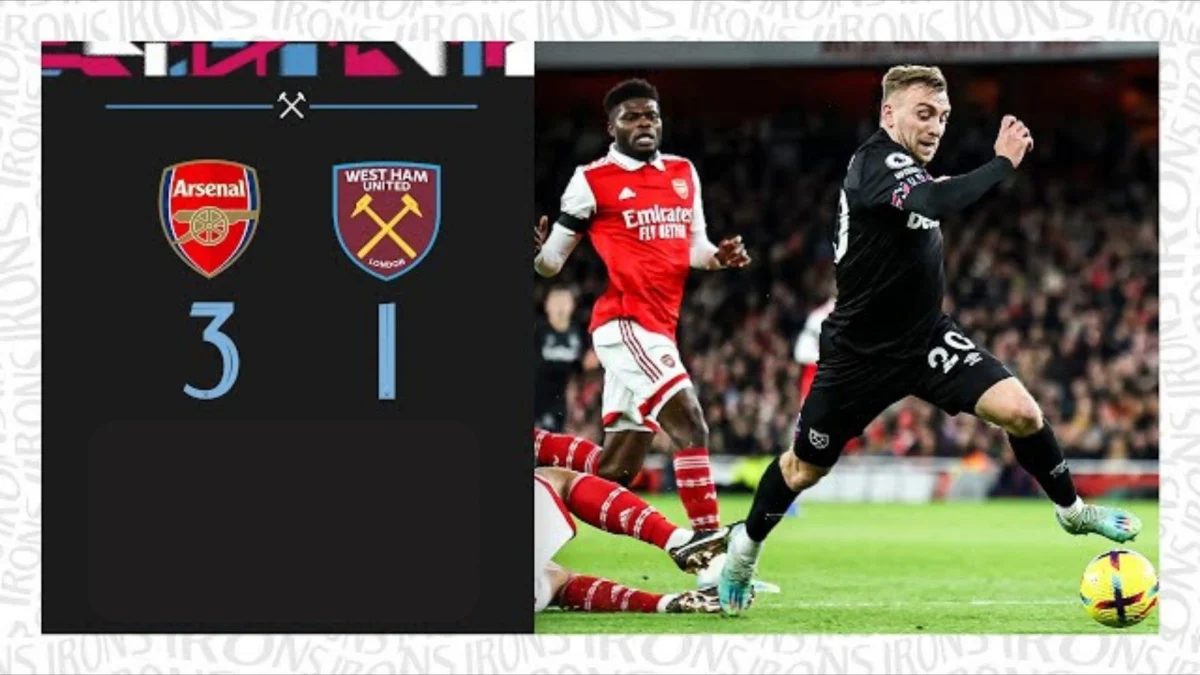 Arsenal Melaju dengan Kemenangan 3-1 atas West Ham: Hasil Pertandingan Terbaru