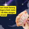 Kesempatan tidak Datang Dua Kali, Segera Raih Saldo DANA Rp 135 Ribu dengan Gratis