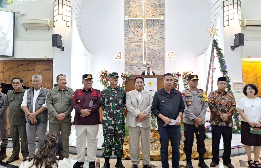 Kakanwil Kemenkumham bersama Forkopimda Jabar Pastikan Keamanan Malam Natal 2023