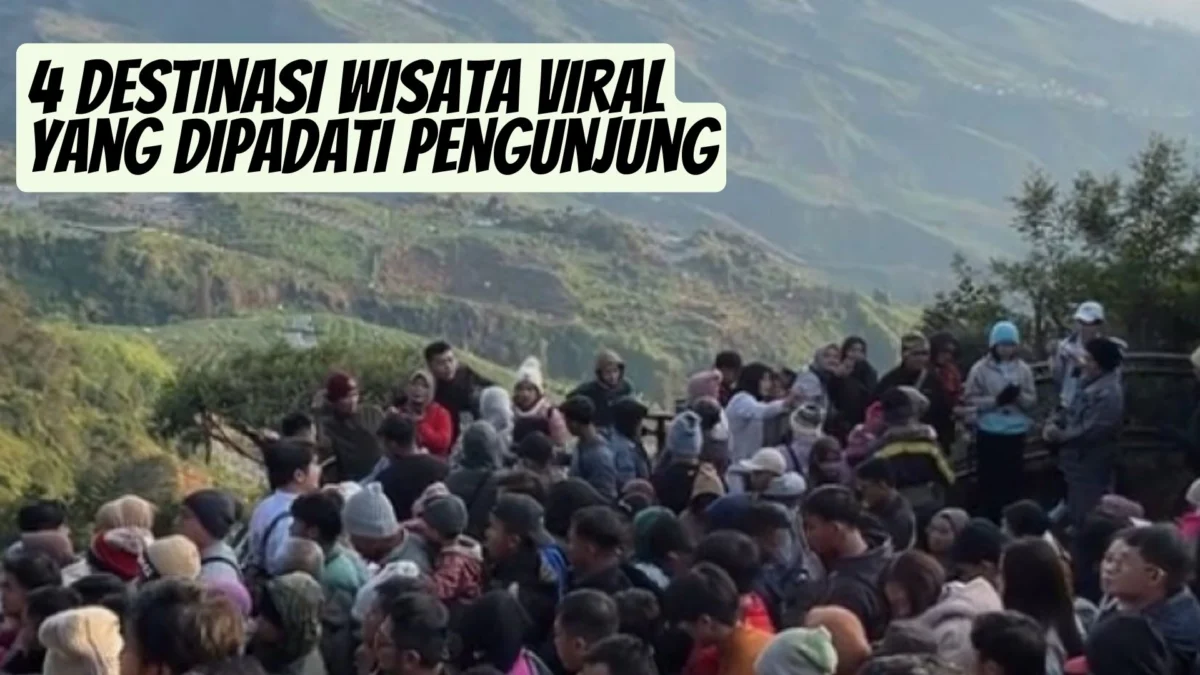 Liburan Natal dan Tahun Baru! 4 Destinasi Wisata Viral yang Dipadati Pengunjung