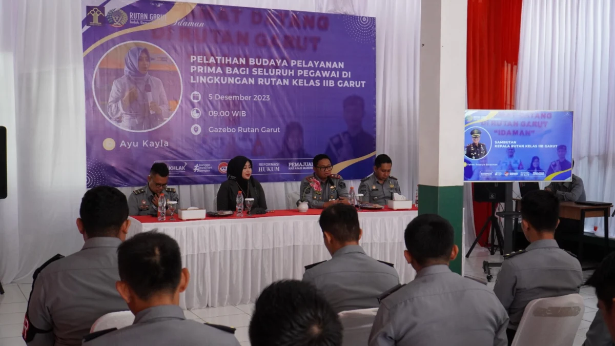 Seluruh Pegawai Rutan Garut Diberi Pelatihan untuk Wujudkan Budaya Pelayanan Prima